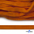 Шнур плетеный (плоский) d-12 мм, (уп.90+/-1м), 100% полиэстер, цв.267 - оранжевый - купить в Камышине. Цена: 8.62 руб.
