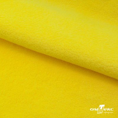 Флис DTY 14-0760, 240 г/м2, шир. 150 см, цвет яркий желтый - купить в Камышине. Цена 640.46 руб.
