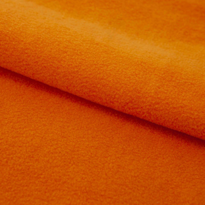 Флис DTY 16-1358, 250 г/м2, шир. 150 см, цвет оранжевый - купить в Камышине. Цена 640.46 руб.