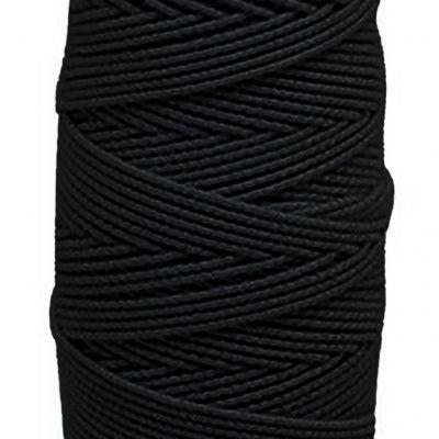 Нитка - резинка Спандекс 25 м (уп-10шт)-чёрные - купить в Камышине. Цена: 36.02 руб.