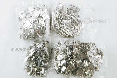 Крючки брючные 4 шипа "Стром" 144 шт. никель - купить в Камышине. Цена: 383.97 руб.
