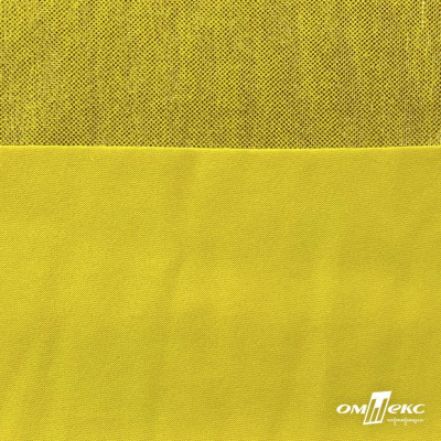 Трикотажное полотно голограмма, шир.140 см, #602 -жёлтый/жёлтый - купить в Камышине. Цена 385.88 руб.