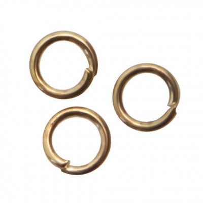 Кольцо  соединительное для бижутерии 4 мм, цв.-золото - купить в Камышине. Цена: 0.41 руб.
