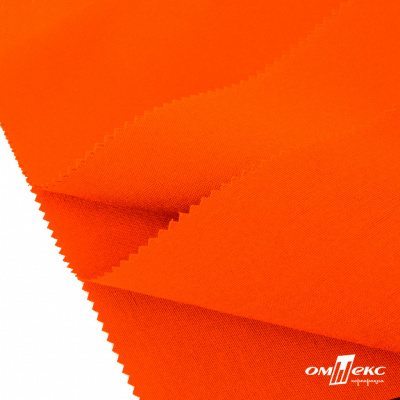 Ткань смесовая для спецодежды "Униформ" 17-1350, 200 гр/м2, шир.150 см, цвет люм.оранжевый - купить в Камышине. Цена 138.73 руб.