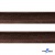 Кант атласный 074, шир. 12 мм (в упак. 65,8 м), цвет коричневый - купить в Камышине. Цена: 239.58 руб.