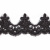 Сутажное кружево «Алансон»  на сетке (бисер) XDH3235, шир.60 мм, (уп. 9,14 м ), цв.-черный - купить в Камышине. Цена: 2 134.73 руб.