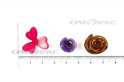 Украшение "Розы малые №1" 20мм - купить в Камышине. Цена: 32.49 руб.