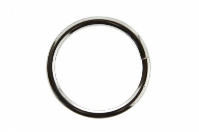 Кольцо металлическое d-3 х 32 мм, цв.-никель - купить в Камышине. Цена: 3.92 руб.
