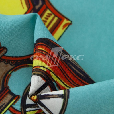 Плательная ткань "Фламенко" 16.2, 80 гр/м2, шир.150 см, принт этнический - купить в Камышине. Цена 241.49 руб.