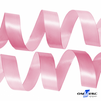 050-нежно-розовый Лента атласная упаковочная (В) 85+/-5гр/м2, шир.25 мм (1/2), 25+/-1 м - купить в Камышине. Цена: 53.96 руб.