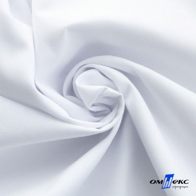 Ткань сорочечная  Вита 80% пэ/20% хл, 115 гр/м, шир. 150 см - белый - купить в Камышине. Цена 170.90 руб.