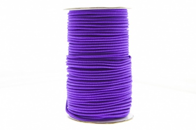 0370-1301-Шнур эластичный 3 мм, (уп.100+/-1м), цв.175- фиолет - купить в Камышине. Цена: 464.31 руб.