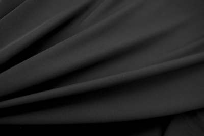 Костюмная ткань с вискозой "Флоренция", 195 гр/м2, шир.150см, цвет чёрный - купить в Камышине. Цена 502.24 руб.