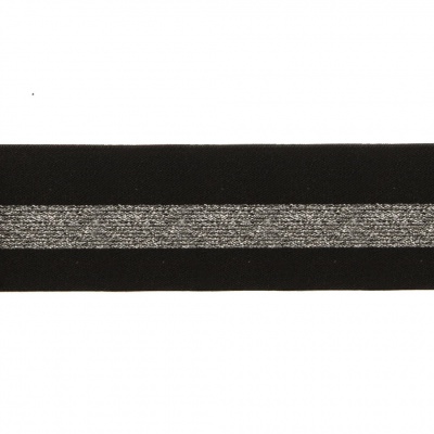 #2/6-Лента эластичная вязаная с рисунком шир.52 мм (45,7+/-0,5 м/бобина) - купить в Камышине. Цена: 69.33 руб.