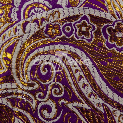Ткань костюмная жаккард №9, 140 гр/м2, шир.150см, цвет фиолет - купить в Камышине. Цена 387.20 руб.