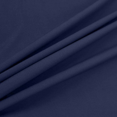 Костюмная ткань с вискозой "Салерно", 210 гр/м2, шир.150см, цвет т.синий/Navy - купить в Камышине. Цена 446.37 руб.