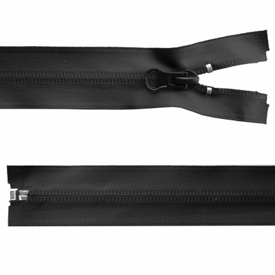 Молния водонепроницаемая PVC Т-7, 100 см, разъемная, цвет чёрный - купить в Камышине. Цена: 61.89 руб.