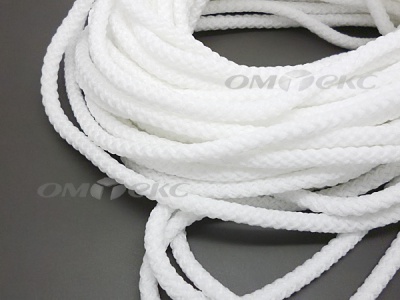 Шнур 1с35 4 мм крупное плетение 200 м белый - купить в Камышине. Цена: 1.10 руб.