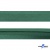 Косая бейка атласная "Омтекс" 15 мм х 132 м, цв. 056 темный зеленый - купить в Камышине. Цена: 225.81 руб.