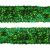 Тесьма с пайетками D4, шир. 20 мм/уп. 25+/-1 м, цвет зелёный - купить в Камышине. Цена: 778.19 руб.