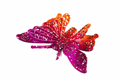 Бабочка декоративная пластиковая #10 - купить в Камышине. Цена: 7.09 руб.