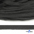 Шнур плетеный d-8 мм плоский, 70% хлопок 30% полиэстер, уп.85+/-1 м, цв.1026-серый - купить в Камышине. Цена: 735 руб.
