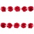 Тесьма плетеная "Рюш", упак. 9,14 м, цвет красный - купить в Камышине. Цена: 46.82 руб.