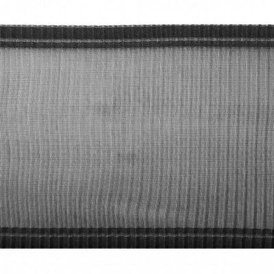 Лента капроновая "Гофре", шир. 110 мм/уп. 50 м, цвет чёрный - купить в Камышине. Цена: 24.99 руб.