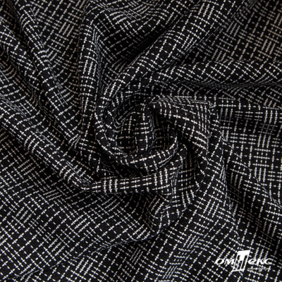 Ткань костюмная "Гарсия" 80% P, 18% R, 2% S, 335 г/м2, шир.150 см, Цвет черный - купить в Камышине. Цена 669.66 руб.