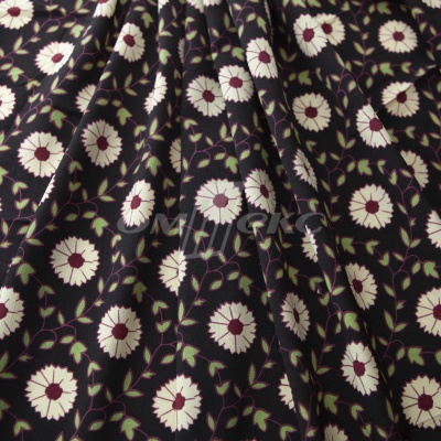 Плательная ткань "Фламенко" 10.1, 80 гр/м2, шир.150 см, принт растительный - купить в Камышине. Цена 241.49 руб.