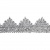 Тесьма металлизированная 0384-0240, шир. 40 мм/уп. 25+/-1 м, цвет серебро - купить в Камышине. Цена: 490.74 руб.