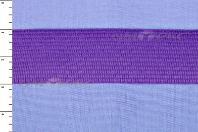 Окантовочная тесьма №0225, шир. 22 мм (в упак. 100 м), цвет фиолет - купить в Камышине. Цена: 271.60 руб.