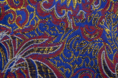 Ткань костюмная жаккард №3, 140 гр/м2, шир.150см, цвет тем.василёк - купить в Камышине. Цена 383.30 руб.