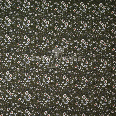 Плательная ткань "Фламенко" 11.2, 80 гр/м2, шир.150 см, принт растительный - купить в Камышине. Цена 259.21 руб.