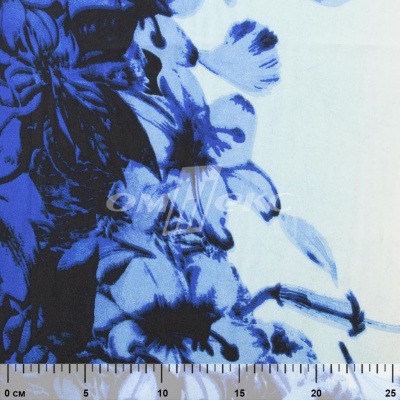 Плательная ткань "Фламенко" 19.1, 80 гр/м2, шир.150 см, принт растительный - купить в Камышине. Цена 241.49 руб.