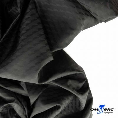 Ткань подкладочная Жаккард PV2416932, 93г/м2, 145 см,черный - купить в Камышине. Цена 241.46 руб.