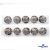119-02 Кнопки пришивные декоративные металл 25 мм, цв.-никель - купить в Камышине. Цена: 30.23 руб.