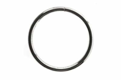 Кольцо металлическое №40 мм, цв.-никель - купить в Камышине. Цена: 4.45 руб.