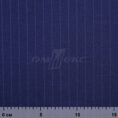 Костюмная ткань "Жаклин", 188 гр/м2, шир. 150 см, цвет тёмно-синий - купить в Камышине. Цена 430.84 руб.
