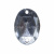 Стразы пришивные акриловые арт.#39/10 - "Кристал", 10х14 мм - купить в Камышине. Цена: 0.69 руб.