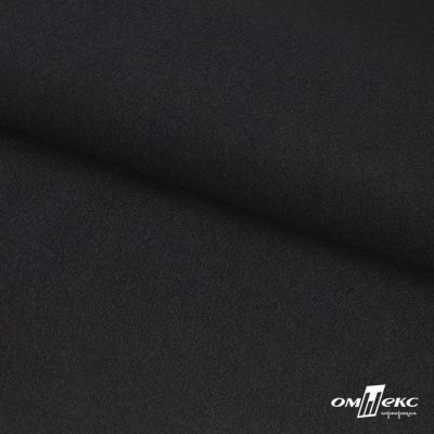 Трикотажное полотно "Монне" 100% полиэстр, 152см, 350 г/м2, чёрный, м - купить в Камышине. Цена 385 руб.