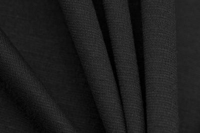 Трикотаж "Grange" BLACK 1# (2,38м/кг), 280 гр/м2, шир.150 см, цвет чёрно-серый - купить в Камышине. Цена 861.22 руб.