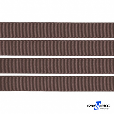Репсовая лента 005, шир. 6 мм/уп. 50+/-1 м, цвет коричневый - купить в Камышине. Цена: 88.45 руб.