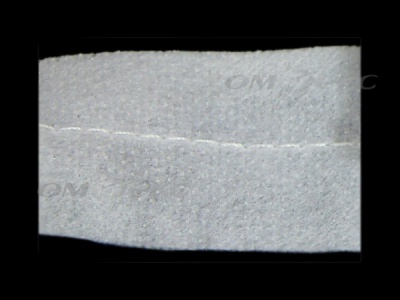 WS7225-прокладочная лента усиленная швом для подгиба 30мм-белая (50м) - купить в Камышине. Цена: 16.71 руб.