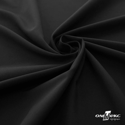 Плательная ткань "Невада", 120 гр/м2, шир.150 см, цвет чёрный - купить в Камышине. Цена 254.22 руб.