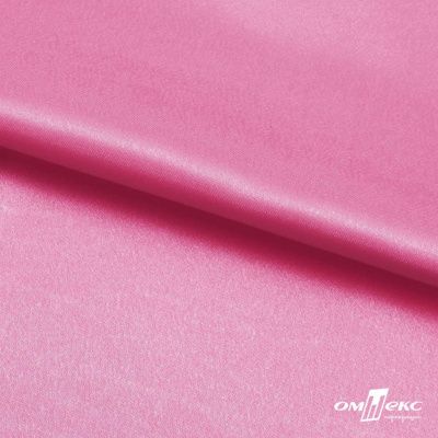 Поли креп-сатин 15-2215, 125 (+/-5) гр/м2, шир.150см, цвет розовый - купить в Камышине. Цена 157.15 руб.