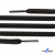 Шнурки #106-09, круглые 130 см, цв.чёрный - купить в Камышине. Цена: 21.92 руб.