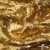 Трикотажное полотно, Сетка с пайетками,188 гр/м2, шир.140 см, цв.-тем.золото (#51) - купить в Камышине. Цена 505.15 руб.