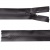 Молния водонепроницаемая PVC Т-7, 20 см, неразъемная, цвет (301)-т.серый - купить в Камышине. Цена: 21.56 руб.