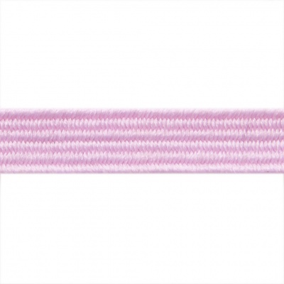 Резиновые нити с текстильным покрытием, шир. 6 мм ( упак.30 м/уп), цв.- 80-розовый - купить в Камышине. Цена: 155.22 руб.